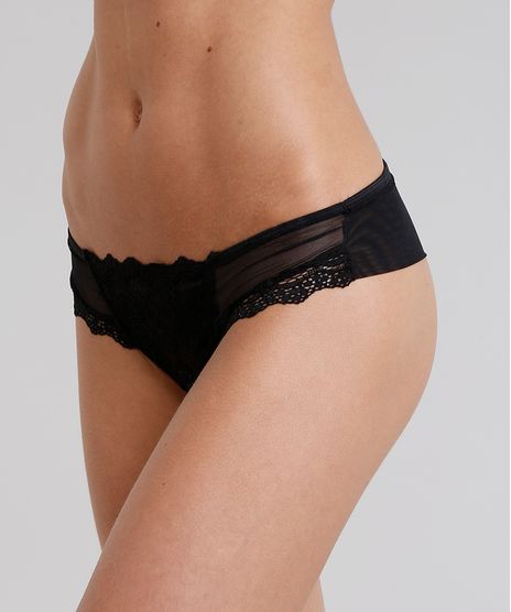 Calcinha-Feminina-Biquini-em-Tule-com-Renda-Preta-9023906-Preto_1