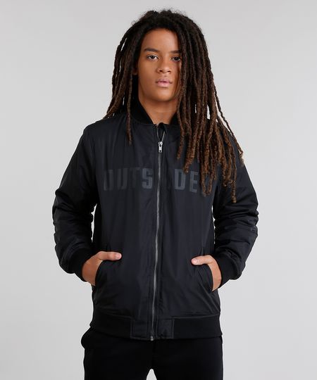 Jaqueta-infantil-Bomber--Outsiders--Manga-Longa-Preta-8861418-Preto_1