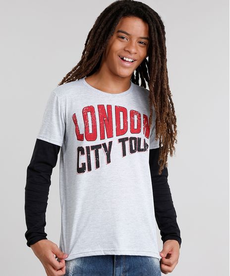 Camiseta-Infantil--London-City-Tour--Gola-Careca-Manga-Longa-Cinza-Mescla-9031415-Cinza_Mescla_1