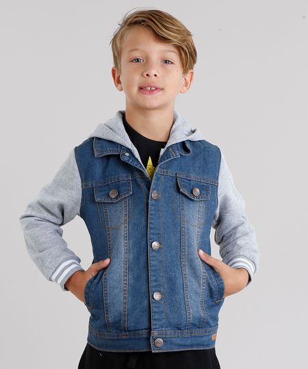Jaqueta-Jeans-Infantil-com-Moletom-Sobreposicao-com-Capuz-Azul-Escuro-8865671-Azul_Escuro_1 Jaqueta-Jeans-Infantil-com-Moletom-Sobreposicao-com-Capuz-Azul-Escuro-8865671-Azul_Escuro_1