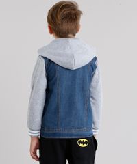 Jaqueta-Jeans-Infantil-com-Moletom-Sobreposicao-com-Capuz-Azul-Escuro-8865671-Azul_Escuro_2