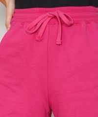 Short-de-Moletom-Feminino-Cintura-Alta-com-Cordao-e-Bolsos-Pink-9952535-Pink_5