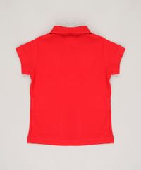 Polo-Infantil-em-Piquet-Manga-Curta-em-Algodao---Sustentavel-Vermelha-8647889-Vermelho_2