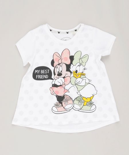 Blusa-Infantil-Minnie-e-Margarida-Manga-Curta-Decote-Redondo-em-Algodao---Sustentavel-Off-White-9135170-Off_White_1