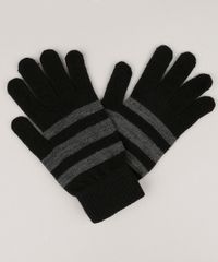 Luva-Masculina-com-Listras-Preta-8905878-Preto_1
