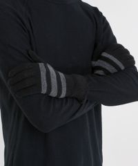 Luva-Masculina-com-Listras-Preta-8905878-Preto_2