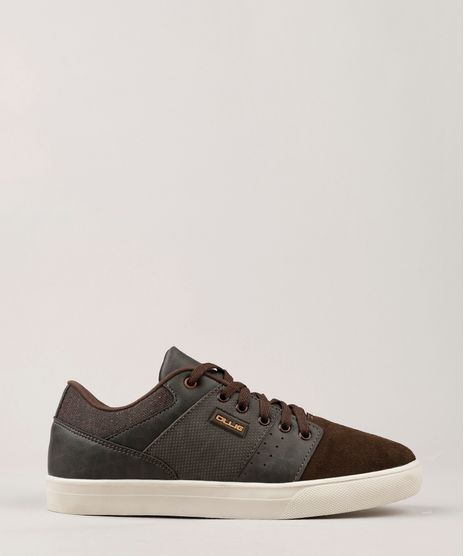 Tenis-Masculino-Ollie-com-Suede-Marrom-9103180-Marrom_1