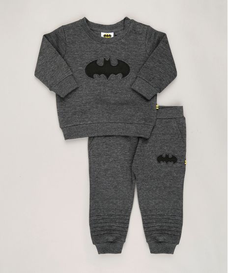 Conjunto-Infantil-Batman-de-Blusao---Calca-em-Moletom-Cinza-Mescla-Escuro-8909799-Cinza_Mescla_Escuro_1
