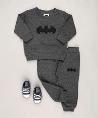 Conjunto-Infantil-Batman-de-Blusao---Calca-em-Moletom-Cinza-Mescla-Escuro-8909799-Cinza_Mescla_Escuro_3