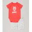 Conjunto-Infantil-de-Body-Manga-Curta-Vermelho---Short-em-Moletom-Estampado-de-Peixes-Off-White-9073697-Off_White_1