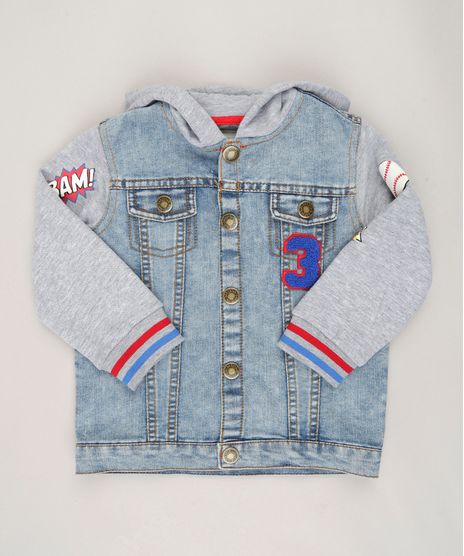Jaqueta-Jeans-Infantil-com-Moletom-Manga-Longa-Azul-Medio-8450332-Azul_Medio_1