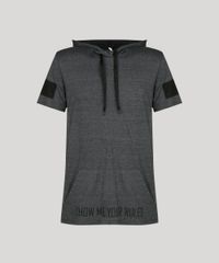 Camiseta-Masculina-Longa-com-Capuz-e-Bolso-Manga-Curta-Cinza-Mescla-Escuro-8438904-Cinza_Mescla_Escuro_5
