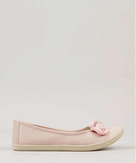 Sapatilha-Feminina-Moleca-com-Laco-em-Lona-Rose-8892283-Rose_1