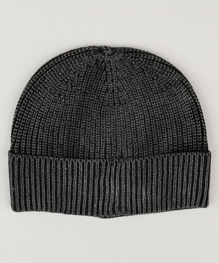 Gorro-Masculino-em-Trico-Preto-8904839-Preto_1