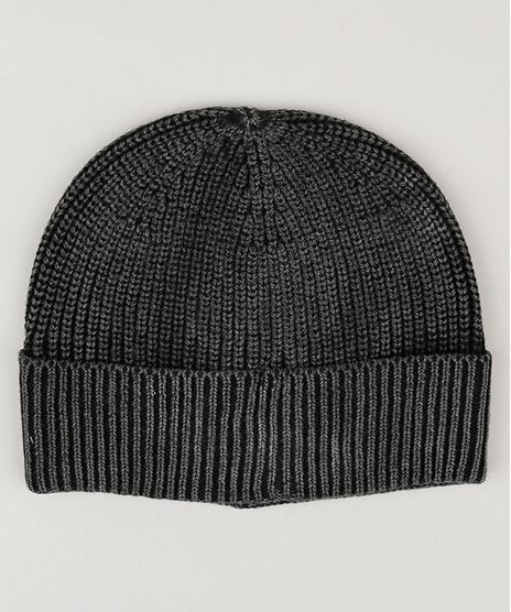 Gorro-Masculino-em-Trico-Preto-8904839-Preto_1