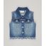 Colete-Jeans-Infantil-com-Bordado-em-Algodao---Sustentavel-Azul-Medio-9071168-Azul_Medio_1