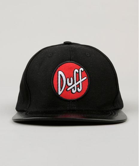 Bone-Masculino-Os-Simpsons--Duff--Preto-9010891-Preto_1