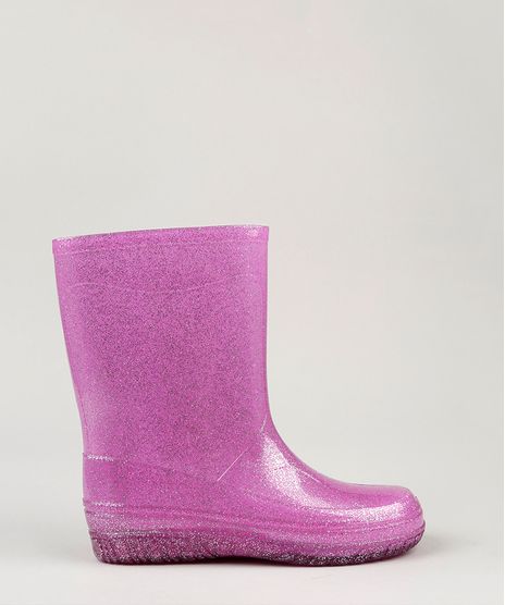 Bota-Galocha-Infantil-com-Glitter-Rosa-9149942-Rosa_1