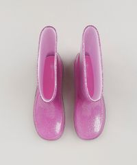 Bota-Galocha-Infantil-com-Glitter-Rosa-9149942-Rosa_4