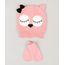 Kit-Infantil-de-Gorro-Coruja-com-Orelhas-e-Laco---Luva-em-Trico-Rosa-8864981-Rosa_1