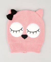 Kit-Infantil-de-Gorro-Coruja-com-Orelhas-e-Laco---Luva-em-Trico-Rosa-8864981-Rosa_2 Kit-Infantil-de-Gorro-Coruja-com-Orelhas-e-Laco---Luva-em-Trico-Rosa-8864981-Rosa_2
