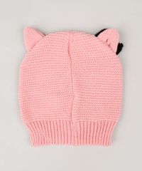 Kit-Infantil-de-Gorro-Coruja-com-Orelhas-e-Laco---Luva-em-Trico-Rosa-8864981-Rosa_3