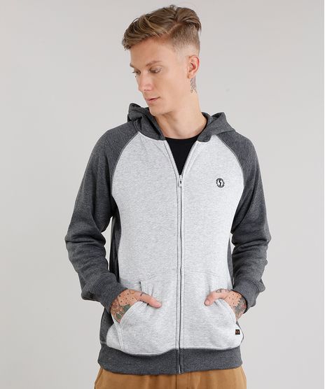 Blusao-Masculino-em-Moletom-com-Capuz-Manga-Longa-Cinza-Mescla-Claro-8460978-Cinza_Mescla_Claro_1