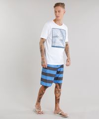 Camiseta-Masculina-com-Estampa-de-Folhagem-Manga-Curta-Gola-Redonda-Branca-8908368-Branco_3