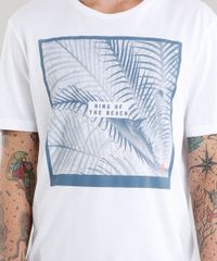 Camiseta-Masculina-com-Estampa-de-Folhagem-Manga-Curta-Gola-Redonda-Branca-8908368-Branco_4
