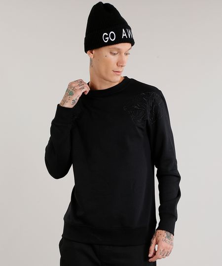 Blusao-Masculino-em-Moletom-com-Bordado--Tigre--Manga-Longa-Preto-8852538-Preto_1 Blusao-Masculino-em-Moletom-com-Bordado--Tigre--Manga-Longa-Preto-8852538-Preto_1
