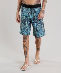Bermuda-Surf-Masculina-Estampada-de-Folhagens-Preta-9064344-Preto_1