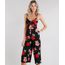 Macacao-Feminino-Pantacourt-Estampado-Floral-com-Vazado-de-Alca-Preto-9006637-Preto_1
