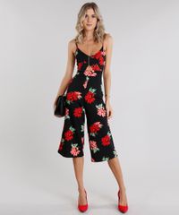 Macacao-Feminino-Pantacourt-Estampado-Floral-com-Vazado-de-Alca-Preto-9006637-Preto_3