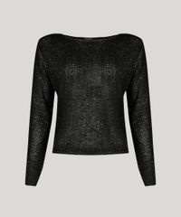 Sueter-Feminino-com-Paetes-em-Trico-Manga-Longa-Decote-Redondo-Preto-8892825-Preto_5