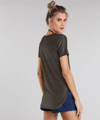 Blusa-Feminina-com-Lurex-Manga-Curta-Decote-Redondo-Dourada-9049233-Dourado_2