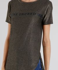 Blusa-Feminina-com-Lurex-Manga-Curta-Decote-Redondo-Dourada-9049233-Dourado_4