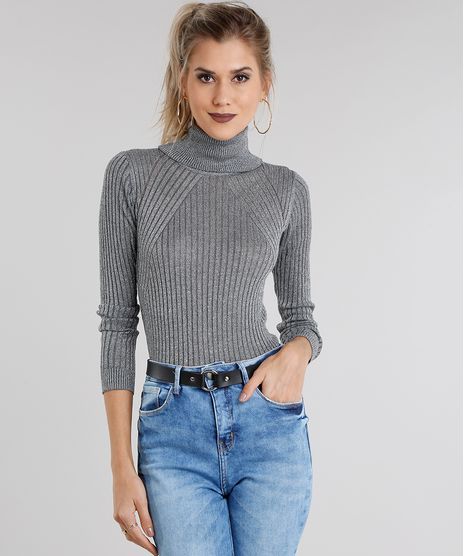 Sueter-Cacharrel-Feminino-com-Lurex-em-Trico-Manga-Longa-Gola-Alta-Cinza-8854146-Cinza_1