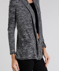 Capa-Feminina-em-Trico-Mescla-com-Bolso-Manga-Longa-Preto-8846374-Preto_4