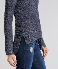 Sueter-Feminino-em-Trico-com-Lurex-Manga-Longa-Decote-Redondo-Azul-Marinho-8892829-Azul_Marinho_4