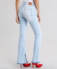 Calca-Jeans-Feminina-Flare-Destroyed-Azul-Claro-9075462-Azul_Claro_2