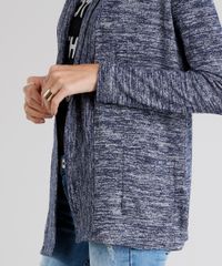 Capa-Feminina-em-Trico-Mescla-com-Bolso-Manga-Longa-Azul-Marinho-8846374-Azul_Marinho_4