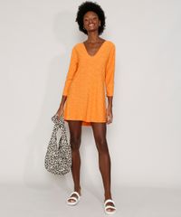 Saida-de-Praia-de-Laise-Feminina-Curta-Manga-7-8-Laranja-9974994-Laranja_3