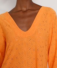 Saida-de-Praia-de-Laise-Feminina-Curta-Manga-7-8-Laranja-9974994-Laranja_6