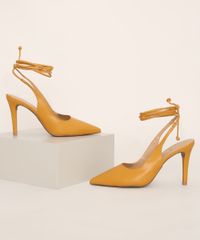 Scarpin-Feminino-Oneself-Bico-Fino-Salto-Alto-Mostarda-9983103-Mostarda_1
