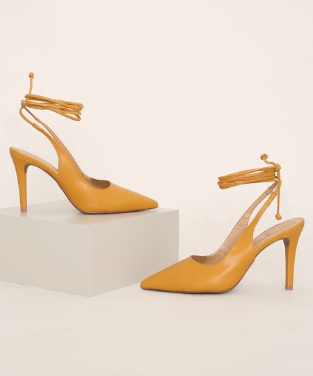 Scarpin-Feminino-Oneself-Bico-Fino-Salto-Alto-Mostarda-9983103-Mostarda_1