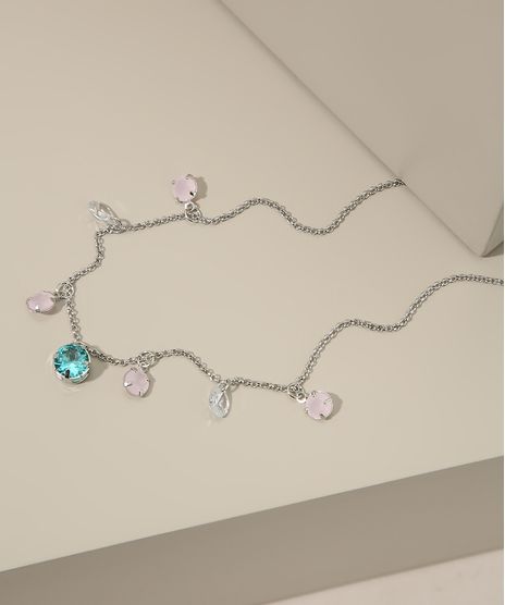 Colar-Feminino-com-Pedras-de-Zirconia-Prateado-9975298-Prateado_1