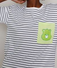Camiseta-Feminina-Listrada-Manga-Curta-Ursinhos-Carinhosos-com-Bolso-Decote-Redondo-Branca-9976162-Branco_5