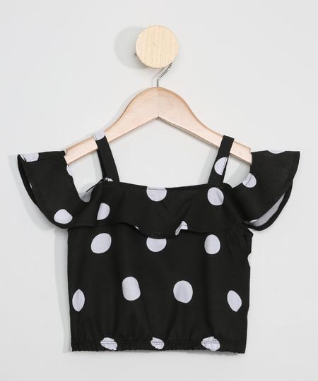 Blusa-Cropped-Infantil-Estampada-Poa-Open-Shoulder-Manga-Curta-Preto-9964815-Preto_1