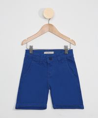Bermuda-de-Sarja-Infantil-Reta-com-Bolsos-Azul-Royal-9973781-Azul_Royal_1