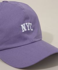 Bone-Feminino-Aba-Curva-Bordado--NYC--Lilas-9946708-Lilas_2